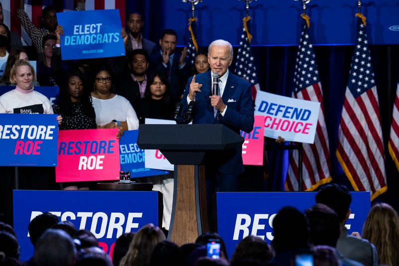 Biden Trains His Focus On Abortion And Gas Prices As GOP Sees Momentum ...