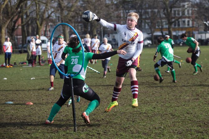 <strong>Quidditch:</strong> Hogwarts isn't the only place wizards and witches can play <a href="https://iqasport.org/" target="_blank" target="_blank">Quidditch</a>, as Muggles put their broom riding skills to the test. Beginning as a passion project for two Vermont college students, it is now played in over 30 countries.  