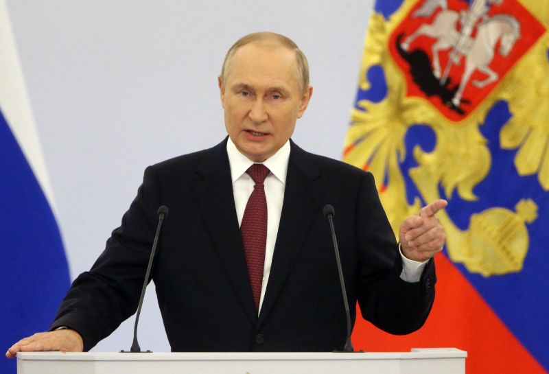 Putin Declares Martial Law In Four Occupied Regions As Kyiv Presses ...