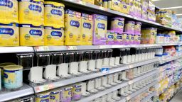 MIRAMAR, FL - OCTOBER 06: view of baby food and formula shelve inside Walmart in Miramar, Florida in preparation for the landfall of Hurricane Matthew on October 6, 2016 in Miramar, Florida. The hurricane is expected to make landfall sometime this evening or early in the morning as a possible category 4 storm.Credit: MPI10 / MediaPunch/IPX