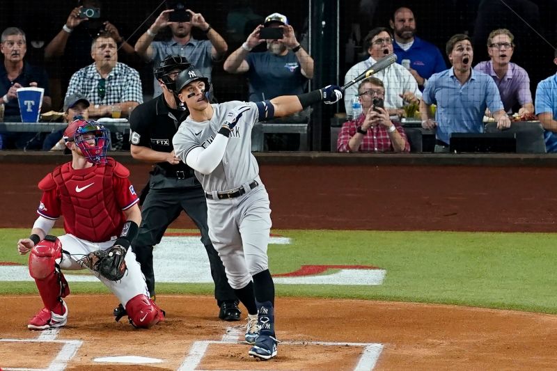New York Yankees star Aaron Judge hits his 62nd home run in Arlington, Texas, on October 4. Intuition, and not just preparation and skill, can play a part in quick decision-making, according to science