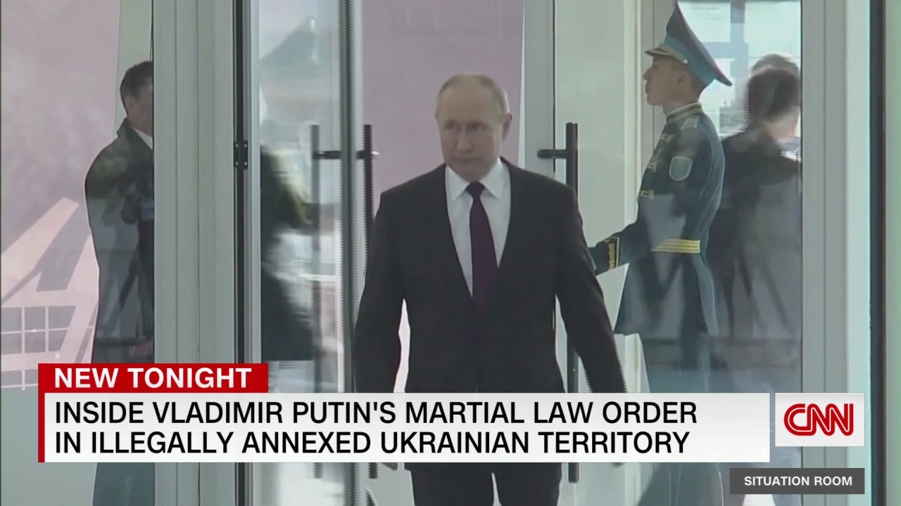 Putin Declares Martial Law In Seized Territory Cnn