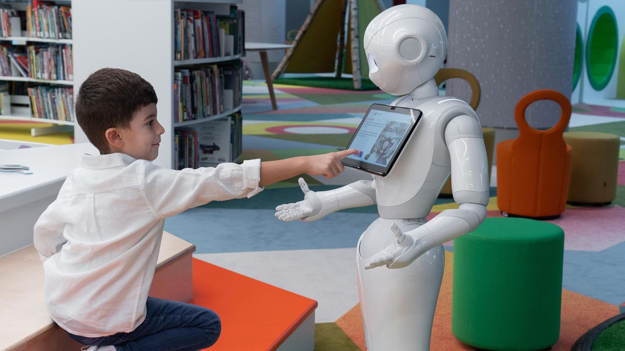 <strong>The Children's Library: </strong>The library is closed to under-fives, but older children can meet Pepper, a humanoid storytelling robot.