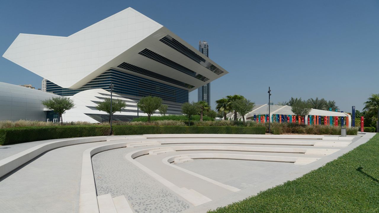 <strong>Mohammed Bin Rashid Library:</strong> Dubai's Mohammed Bin Rashid Library opened on Dubai Creek in Al Jaddaf in June 2022.