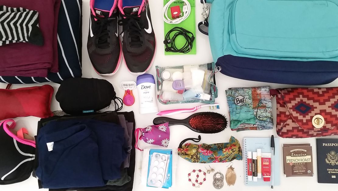 Schoenman says people are "shocked" to learn how minimal they can pack.