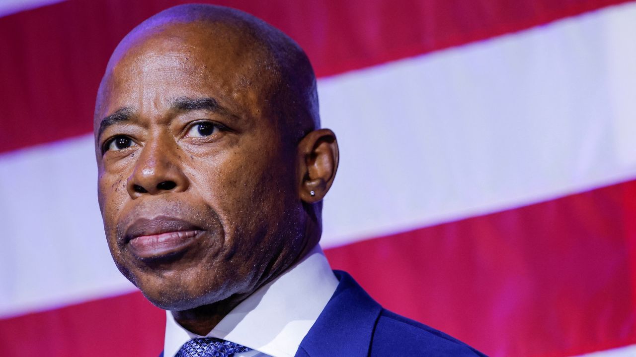 New York City Mayor Eric Adams speaks in New York City on June 28, 2022.