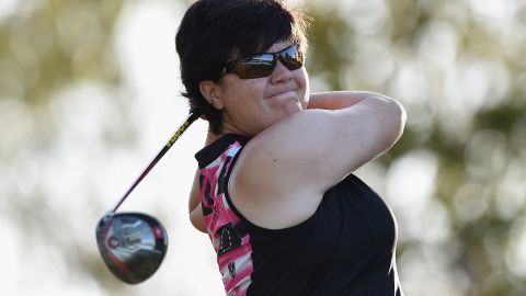 Brewerton during the RACV Ladies Masters at Royal Pines Resort, Australia in 2016.