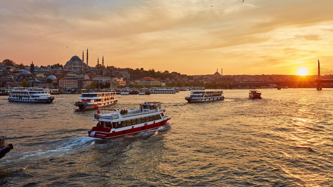 Ferries are perhaps the most atmospheric way to cross the Bosphorus.