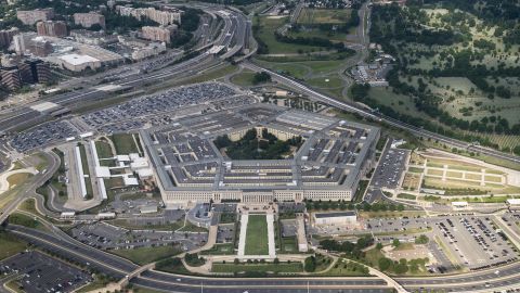 Aerial view of the Pentagon on Tuesday, June 30, 2020. 