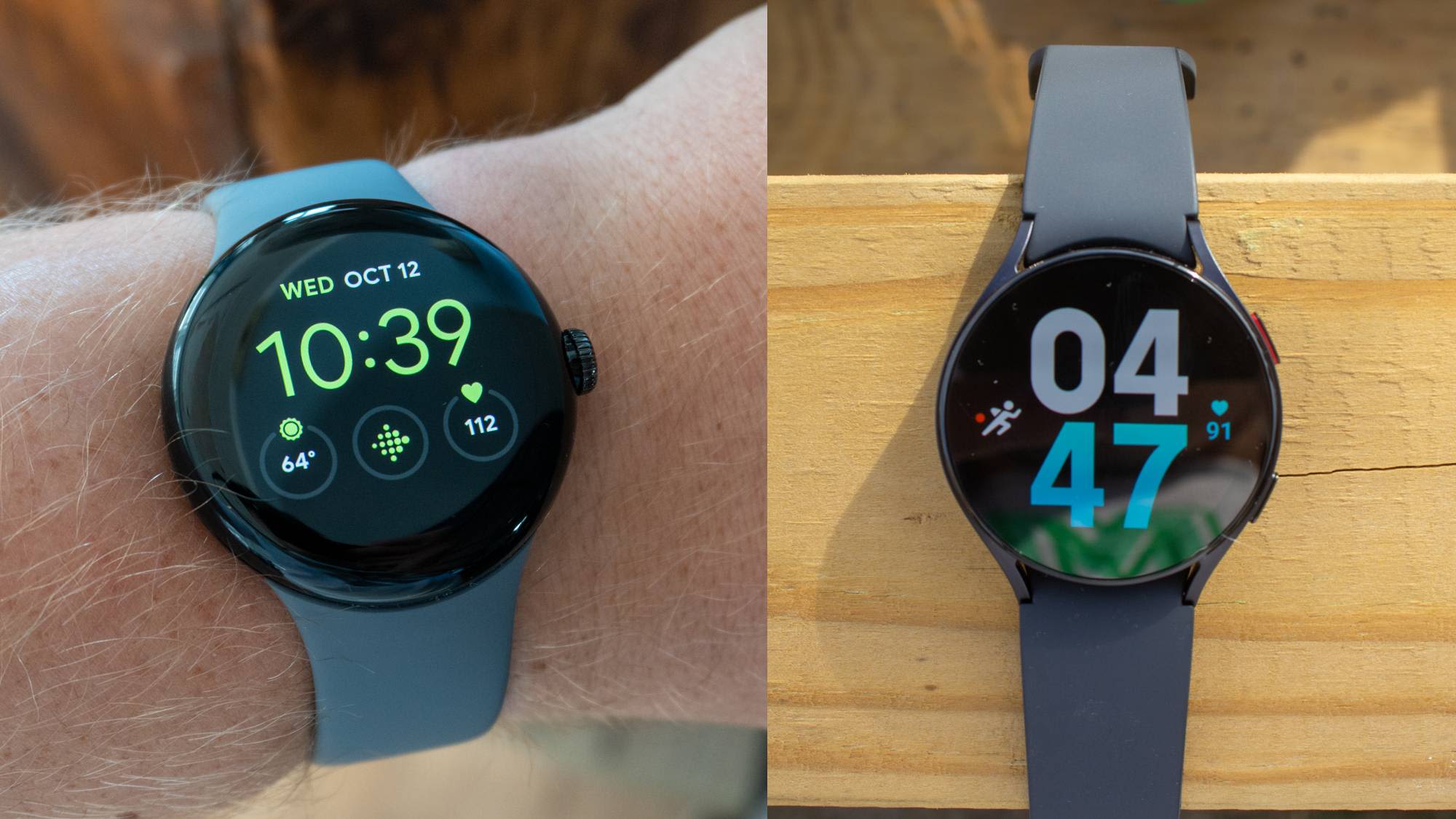 Google Pixel Watch vs. Samsung Galaxy Watch 5