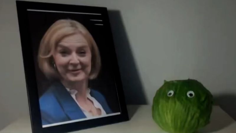 A head of lettuce bests Liz Truss in tabloid Prime minister race | CNN Business