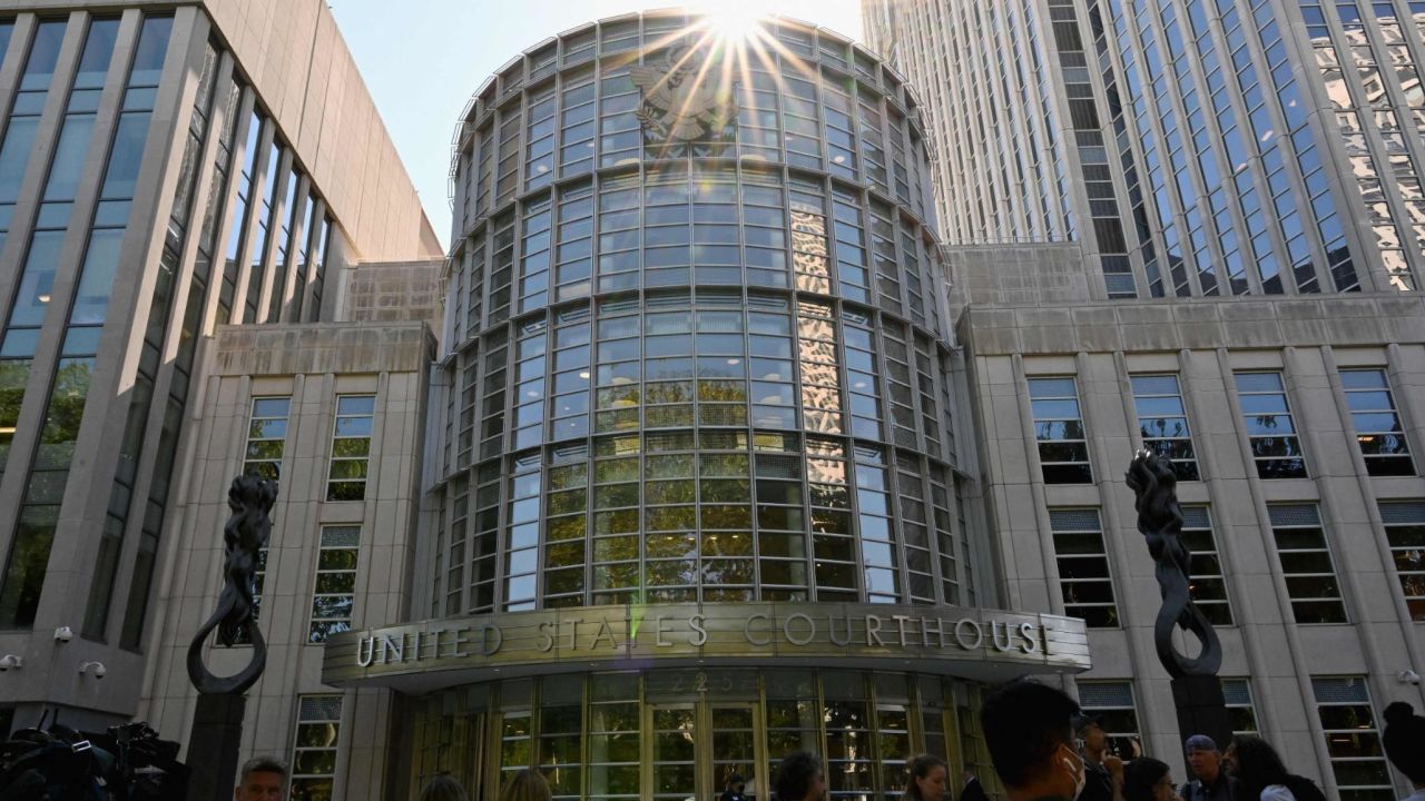 The Brooklyn Federal Court in New York, pictured on June 29, 2022.