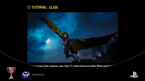 Batgirl's all about that cape, 'bout that cape, no grapnel.