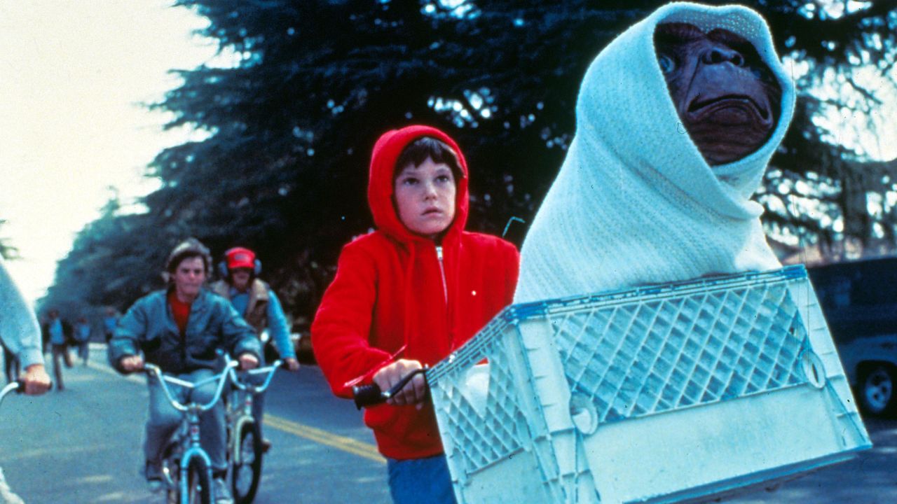 Henry Thomas in a scene from "E.T."
