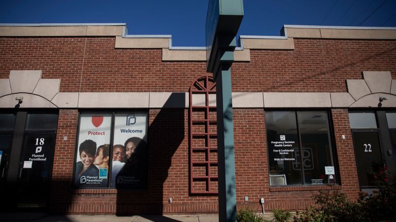 A Planned Parenthood and Pregnancy Decision Health Center share a building near the Ohio State University campus in Columbus.