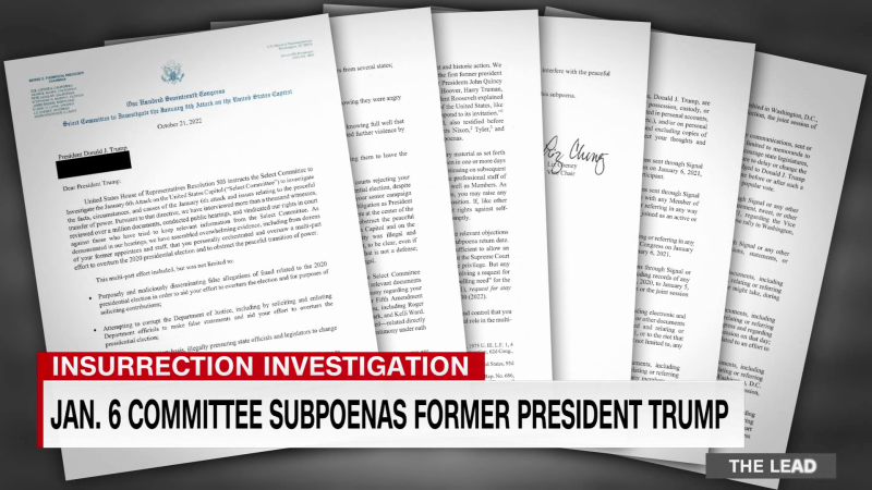 The January 6 Committee formally subpoenas Former President Trump | CNN