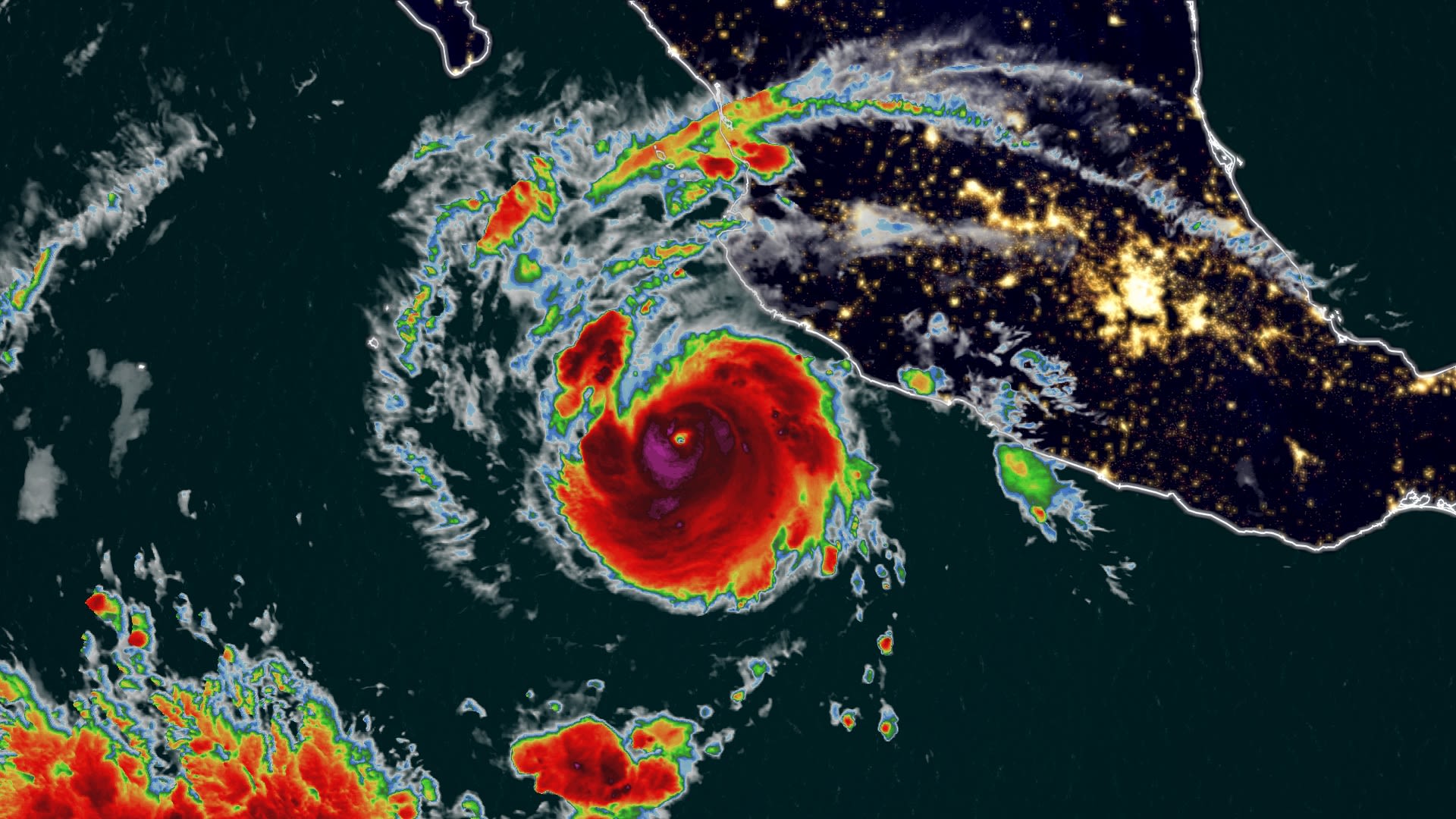 Hurricane Roslyn path