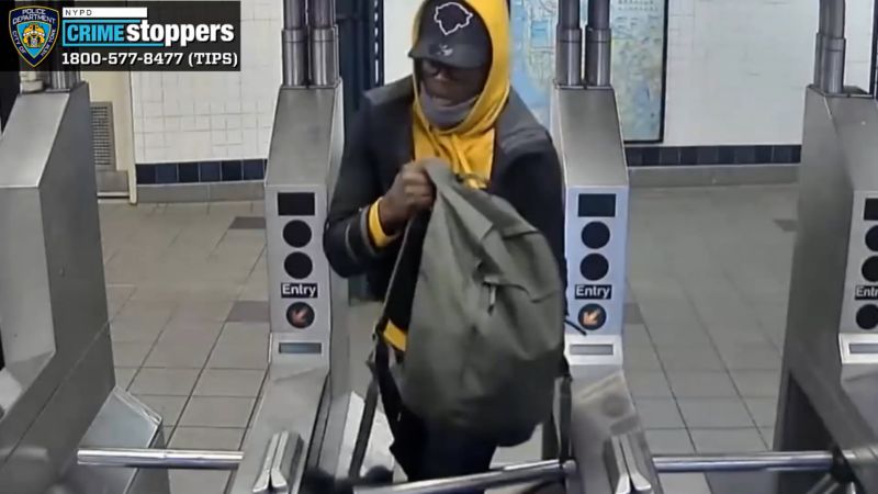 Police release video in search of New York City man seen pushing subway commuter onto tracks from platform