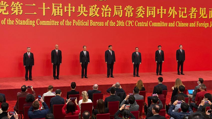 live updates: china's xi jinping unveils communist party's politburo standing committee leaders | cnn