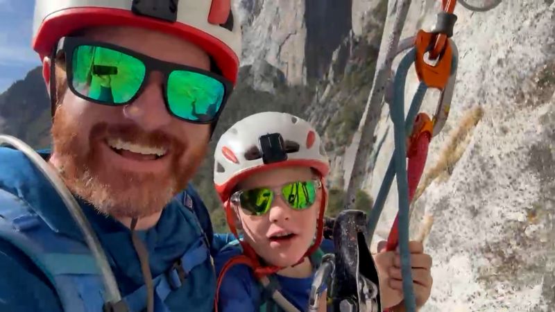Watch: 8-year-old hopes to break record in climb up El Capitan summit in Yosemite | CNN