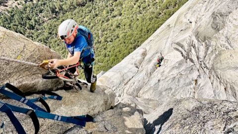 It will take Sam Baker and his fellow climbers four days to reach the top of El Capitan.