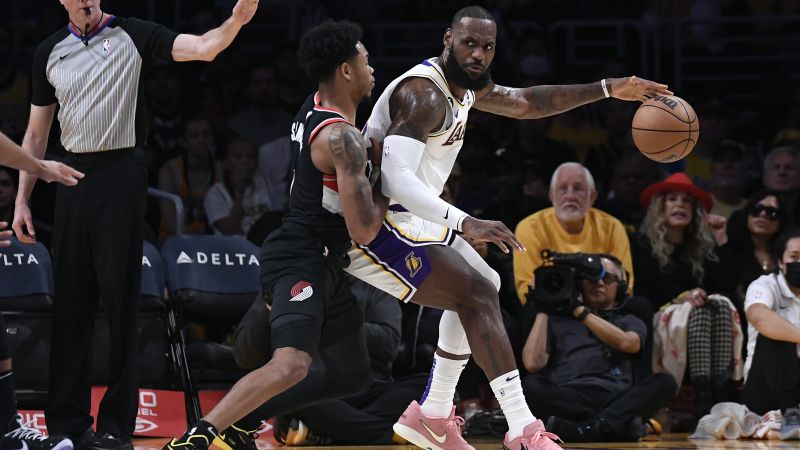 LeBron James’ missed buzzer-beater costs Lakers in loss to Trail Blazers as ‘Dame Dolla’ shines | CNN