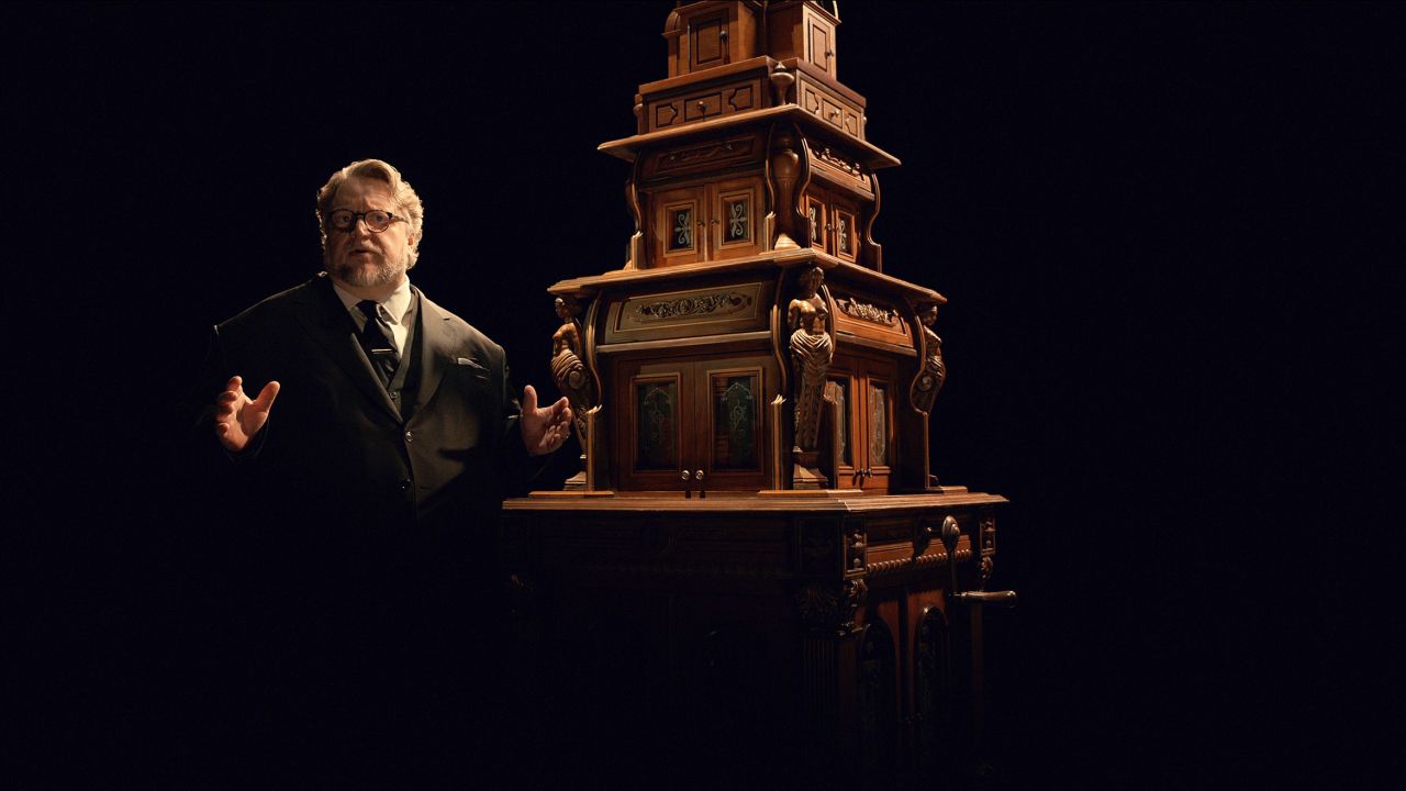 Director Guillermo del Toro introduces each episode in the horror anthology "Guillermo del Toro's Cabinet Of Curiosities."