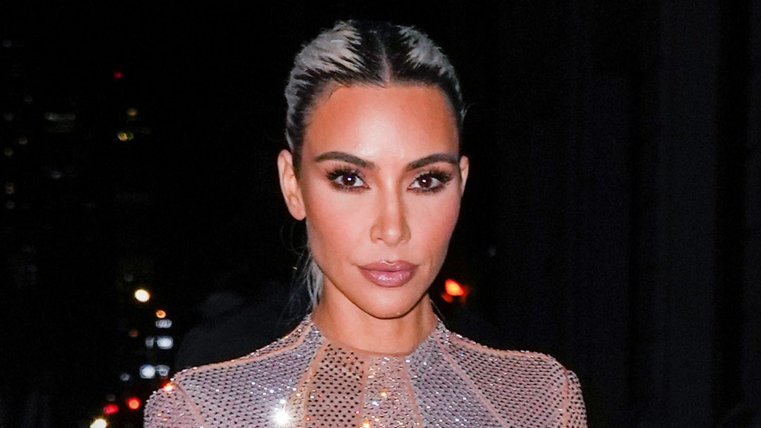 Kim Kardashian, here in September, has issued a statement condemning antisemitic hate speech.