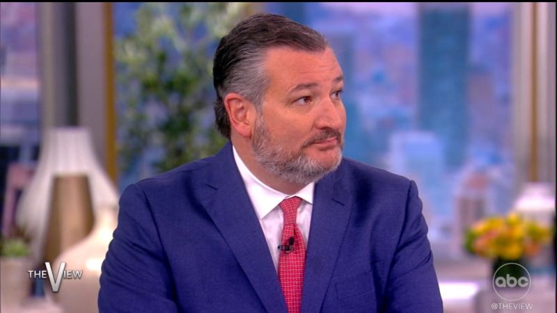 Watch Ted Cruz The View interview interrupted by protesters