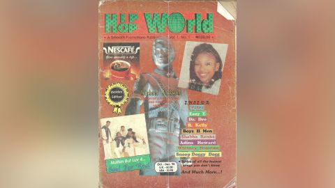 The first issue of Hip Hop World Magazine published in 1995.