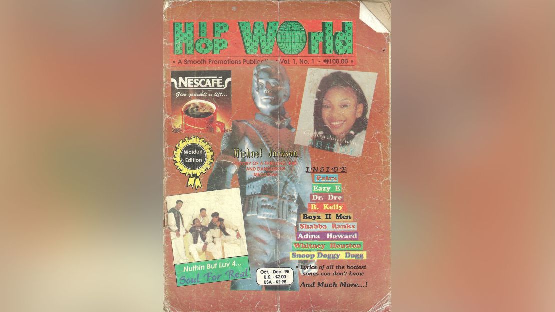 The first issue of Hip Hop World Magazine published in 1995.