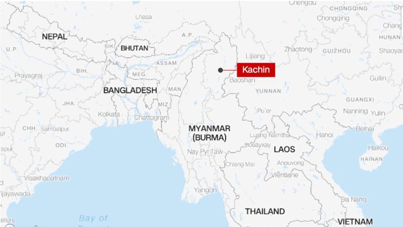 Kačjinští rebelové tvrdí, že vojenské nálety v Myanmaru zabily asi 50 lidí