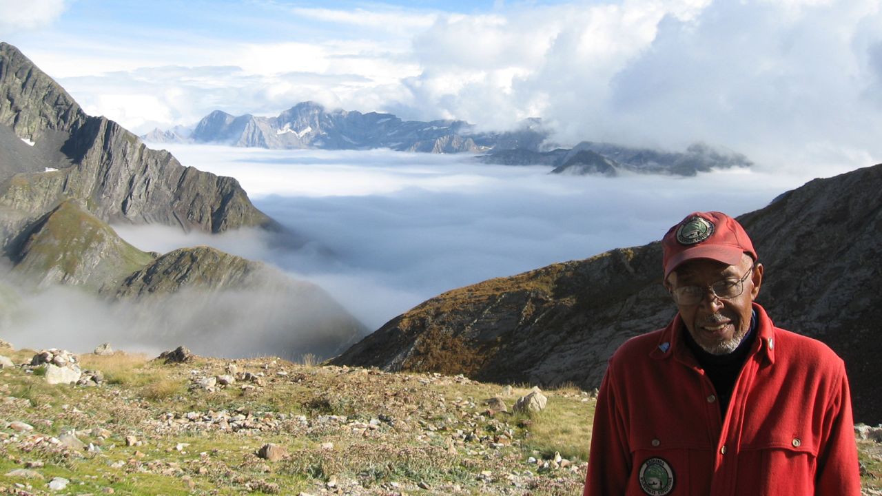 Harris exploring the wilderness of the Pyrenees, France in 2010.