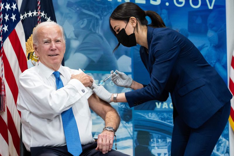 Biden Gets Updated Covid Booster Shot As He Issues Warnings Over Winter ...