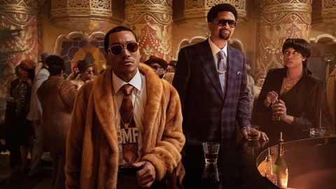 (From left) Demetrius Flenory Jr. and Jalen Rose in a scene from the second season of