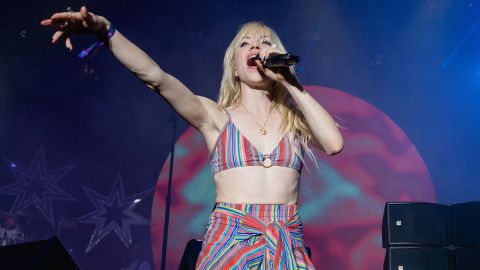 Carly Rae Jepsen performs during the Austin City Limits music festival at Zilker Park on October 07 in Austin, Texas.