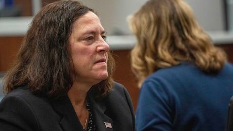 Waukesha County District Attorney Susan Opper is seen during the trial of Darrell Brooks in Waukesha County Circuit Court on Tuesday, October 25, 2022.