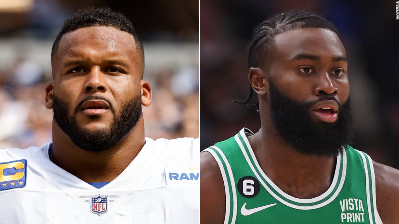 aaron-donald-and-jaylen-brown-leave-kanye-west-s-donda-sports-agency-or-cnn-business