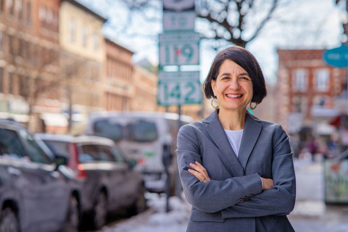 Democrat Becca Balint, here in an undated handout photo provided on September 28, 2022, will succeed Rep. Peter Welch in Vermont's At-Large District. 