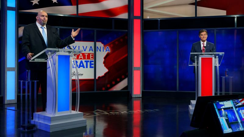 Six takeaways from the Pennsylvania Senate debate between Fetterman and Oz | CNN Politics