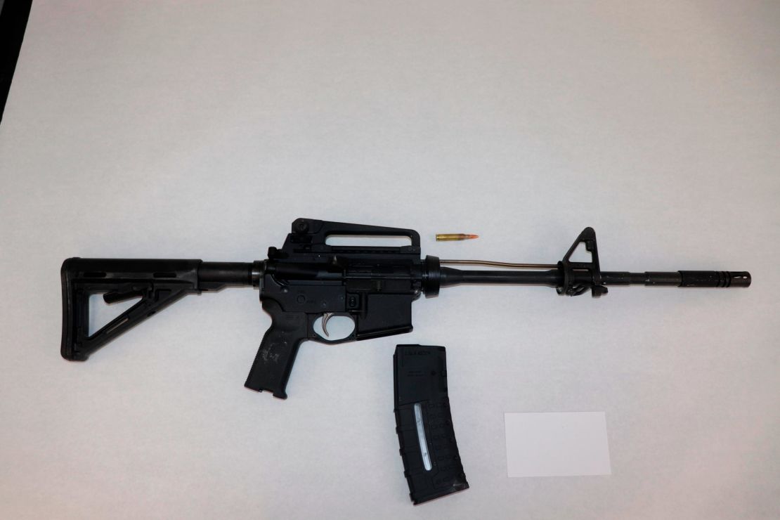 St. Louis police said Orlando Harris used this AR-15-style rifle in Monday's school shooting.