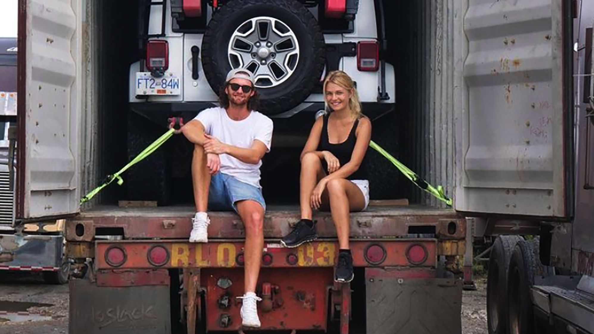 New Zealand social media influencers Topher Richwhite and Bridget Thackwray, have been allowed to leave Iran. Photo: Expeditionearth.live/Instagram