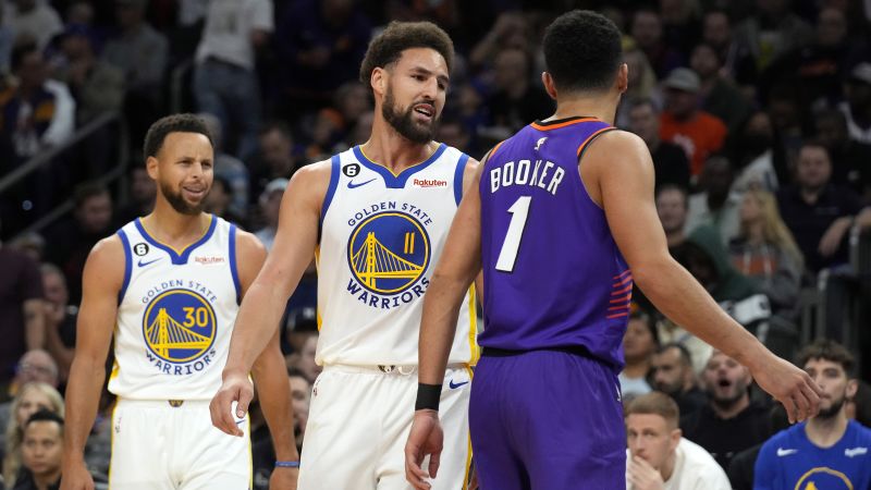 Klay Thompson ejected for first time in career in tempestuous 134-105 Golden State Warriors defeat to the Phoenix Suns | CNN