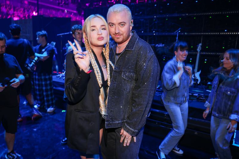 Brady Anderson and Katie during Coming Home Studios Pre GRAMMY Party, WireImage