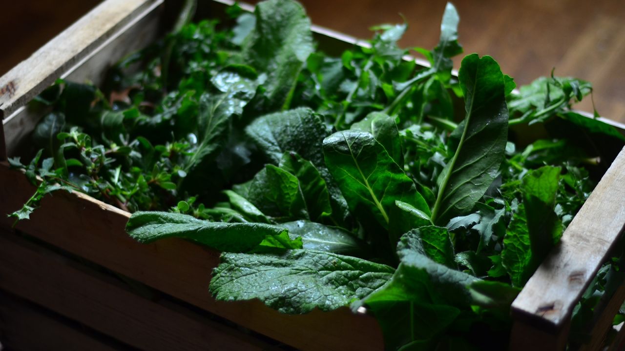 <strong>Wild stuff: </strong><em>Prebbugiun</em> is a mix of wild leaves or vegetables.