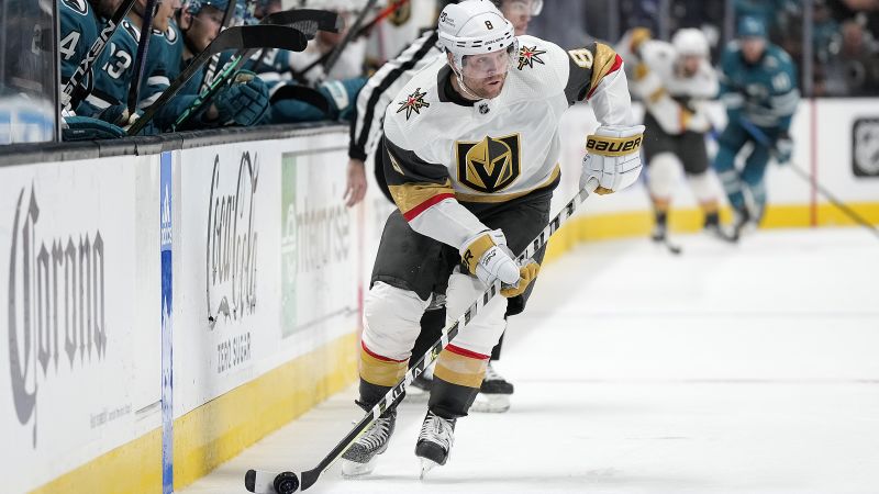 Vegas Golden Knights forward Phil Kessel will become the first NHL
