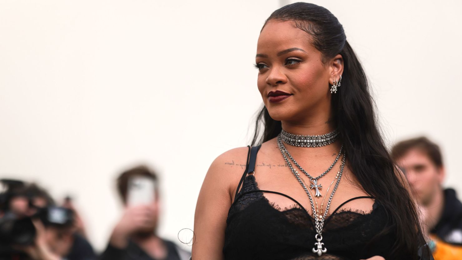 Rihanna, here in March, has new music debuting this week.