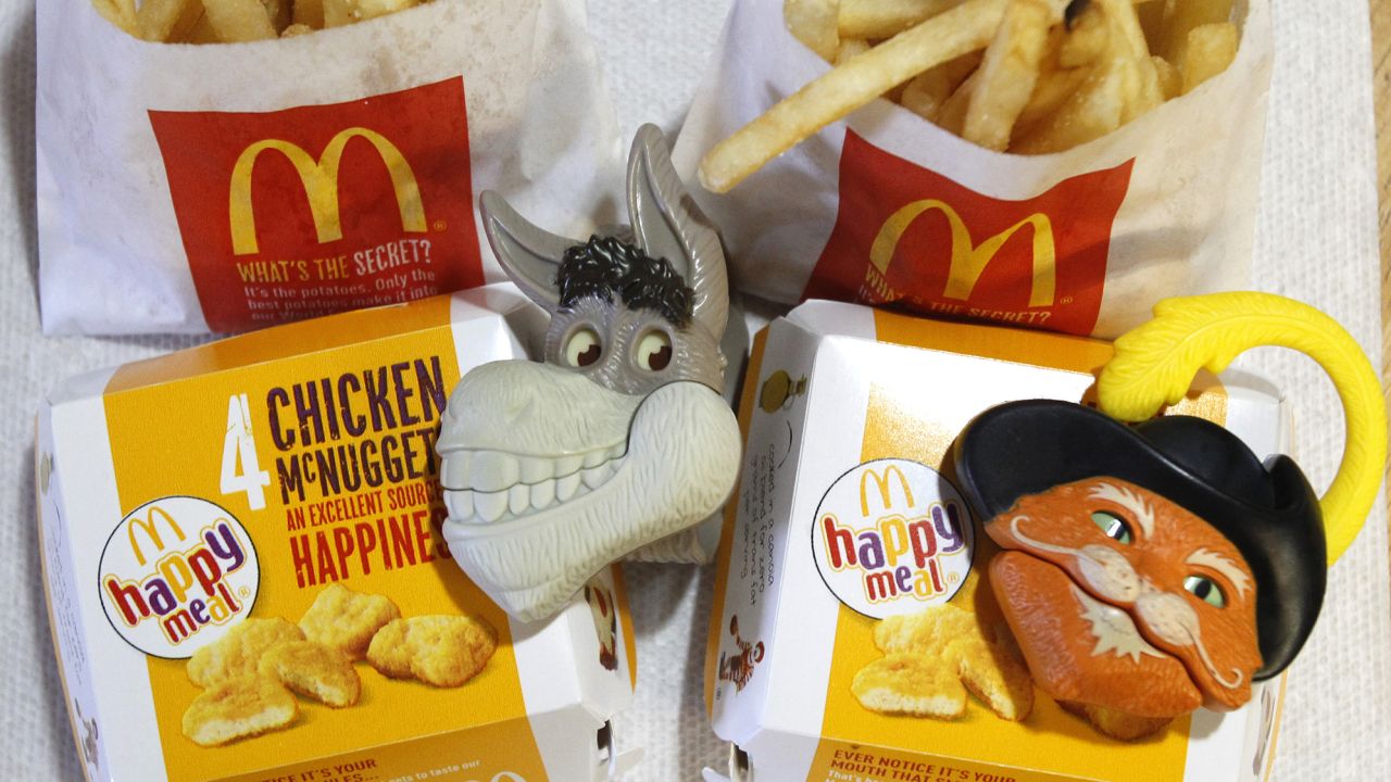 Toys were a key addition to the Happy Meal.