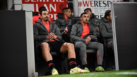 Ibrahimovic (L) has played for a number of Europe's top clubs, including Barcelona, Inter Milan, PSG and Manchester United.