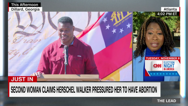 A second woman claims GOP Senate candidate Herschel Walker pressured her to have an abortion years ago. He denies it. | CNN